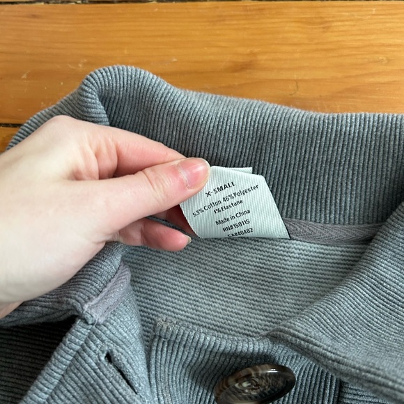 Varley Andale Sweat Grey Marl gray sweater xs - Picture 6 of 11